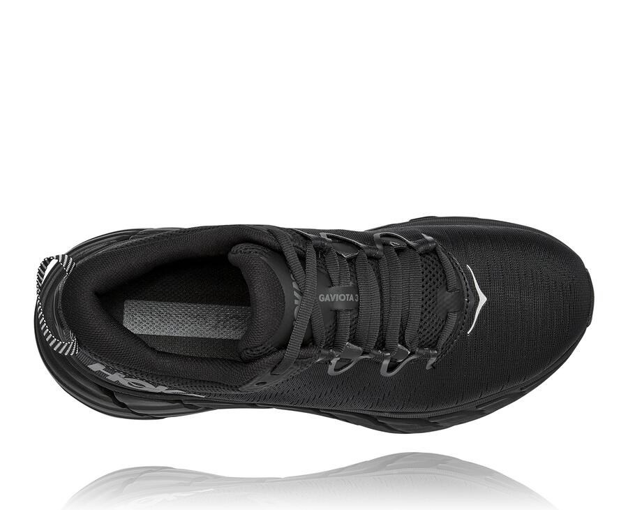 Hoka One One ランニングシューズ レディース 黒 - Gaviota 3 - TF1650748